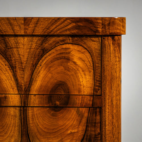 Biedermeier Walnut Chest of Drawers, circa 1830