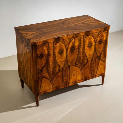 Biedermeier Walnut Chest of Drawers, circa 1830