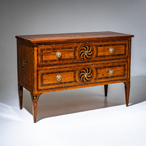 Neoclassical Inlaid Chest of Drawers, Italy, circa 1800