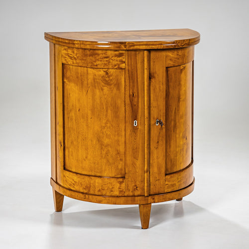 Biedermeier Demi-Lune Cabinet, circa 1830
