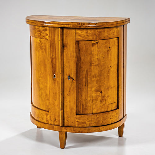 Biedermeier Demi-Lune Cabinet, circa 1830