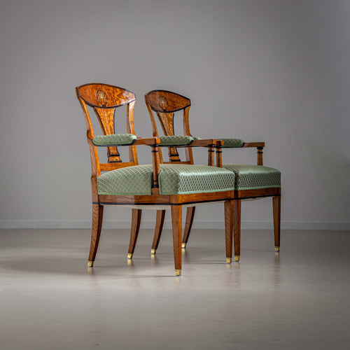 Early Biedermeier Armchairs, Vienna around 1810