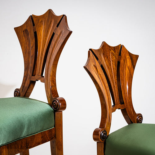 Pair of Biedermeier Side Chairs, Vienna, circa 1830