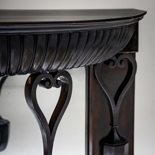 Demi-Lune Wall Console, Vienna, 19th Century