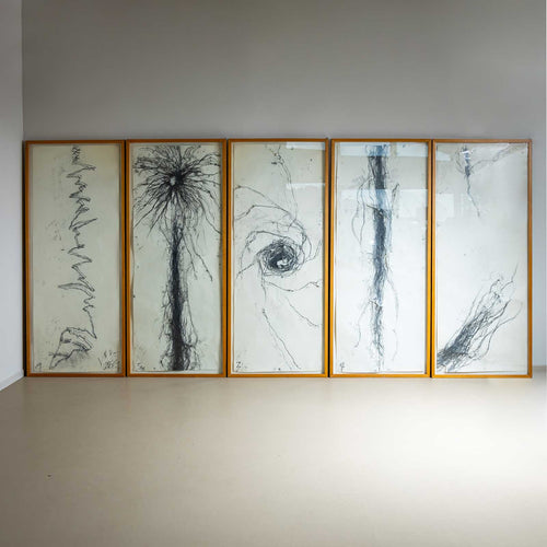 Peter Gilles (1953 Cologne – 2017 ibid.) Series of 10 Paintings, dated ‘86/87