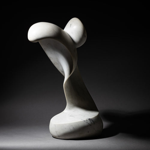 Marble Sculpture “Gabbiano” (Seagull) by Renato Mari, Italy, 1976