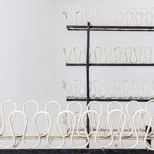 Metal Jardinières in the style of Gio Ponti, Italian Manufactory, 1950s