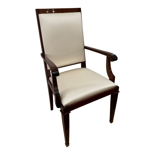 Art Deco Period Mahogany Arm Chair France circa 1930
