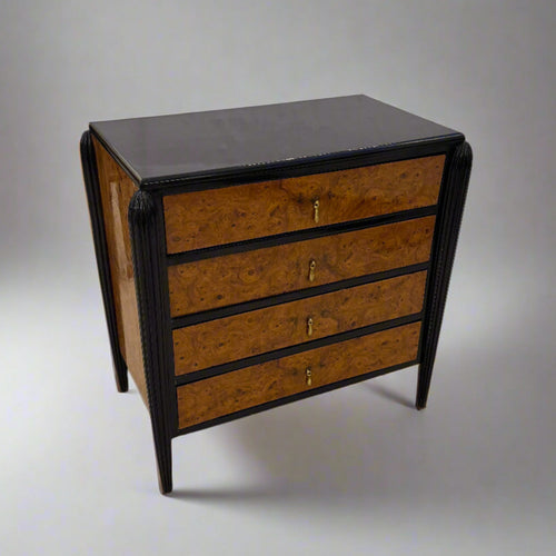 Art Deco Amboyna Chest of Drawers France 1930
