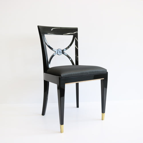 Set of Four Art Deco Dining Chairs, De Coene Freres, Belgium, circa 1930's.