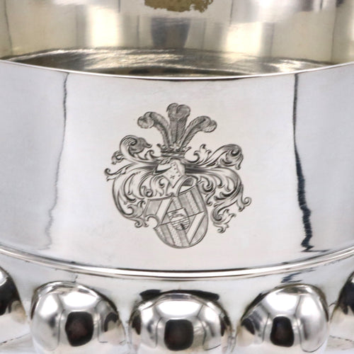 Art Deco Period WollenWeber Silver Vase Austria circa 1930