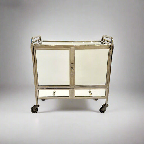 Art Deco Bar Cart, France 1930s