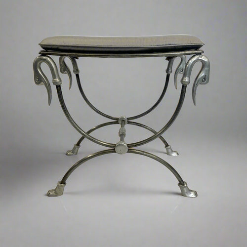 Pair of Cast Iron Stools