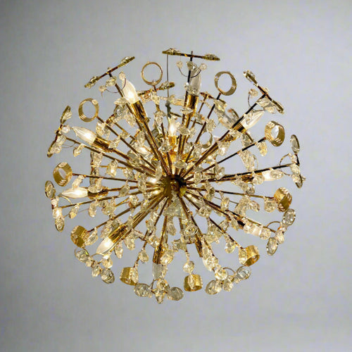 Decorative fifteen light chandelier by Rejmyre
