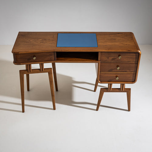 Desk, Attributed to Silvio Cavatorta, Italian Manufacture, 1950s