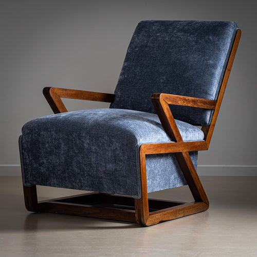 Lounge Chairs, Italian Manufactory, 1940s