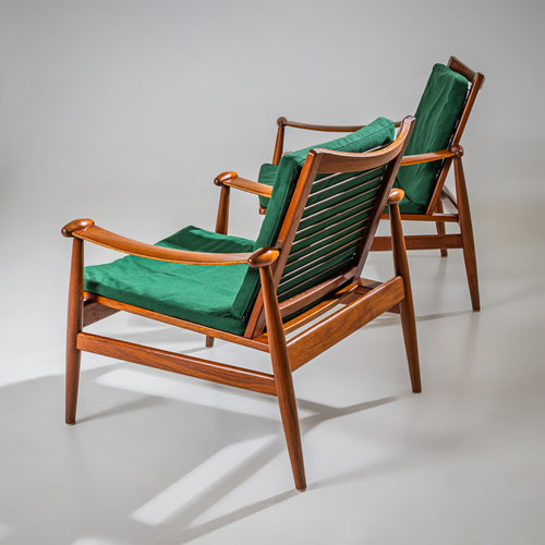 Pair of Armchairs, Model 133 by Finn Juhl for France & Son, Denmark, 1960s