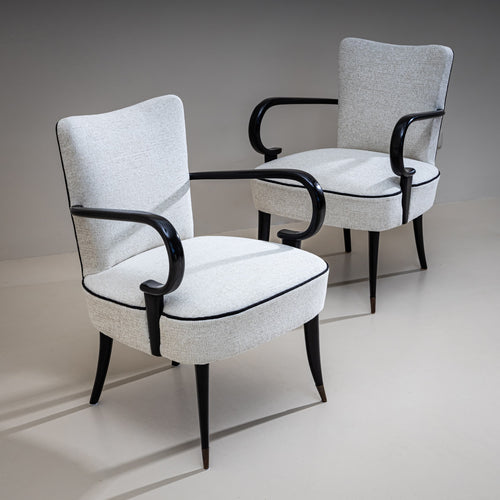 Pair of Armchairs, possibly Italy, 1940s