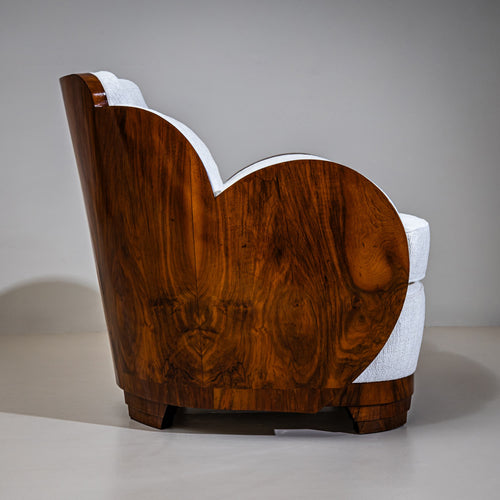 Pair of Cloud Lounge Chairs by Harry and Lou Epstein, United Kingdom, 1920s