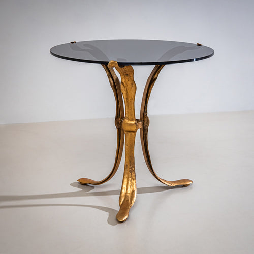 Pair of Hollywood Regency Side Tables, probably Italy, 1960s