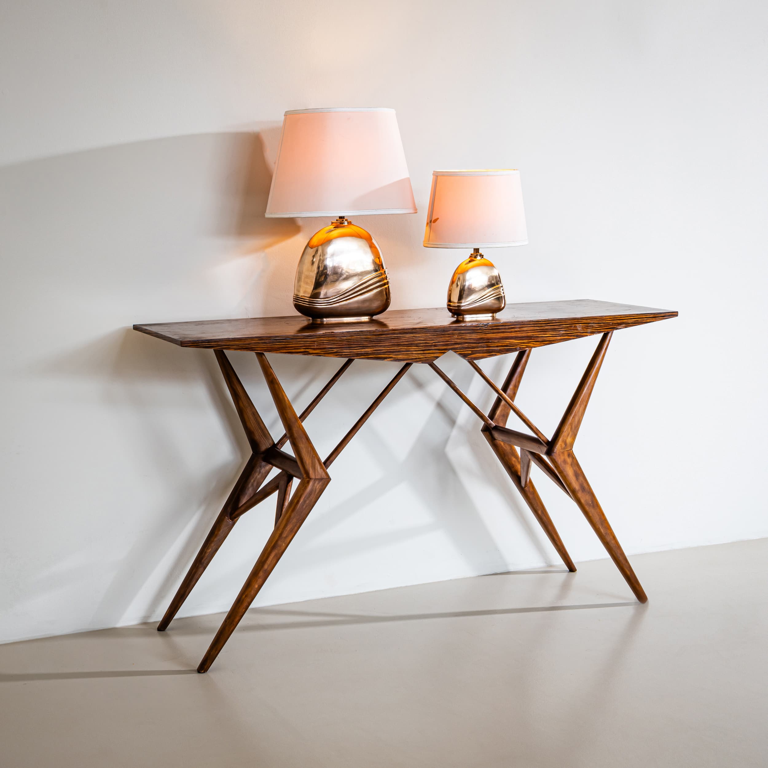 希少❗️【Ico Parisi】Design Catalogue Raisonné Library Table in the Style of Ico Parisi's Model AI 1009, Italy