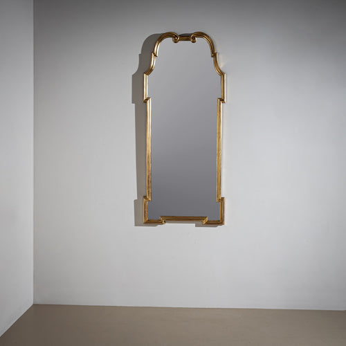 Golden Hollywood-Regency Mirror from Palladio, Italy, Mid-20th Century