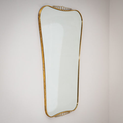 Wall Mirror by Luigi Brusotti, Italy, 1940s/50s