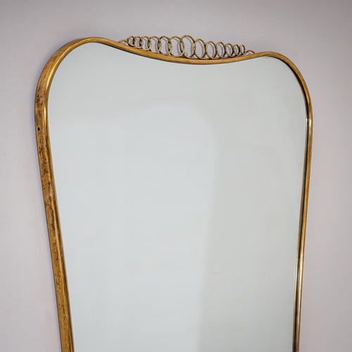 Wall Mirror by Luigi Brusotti, Italy, 1940s/50s