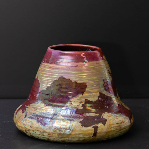 Vase sig. Clément Massier Golfe-Juan, L. Levy, around 1890