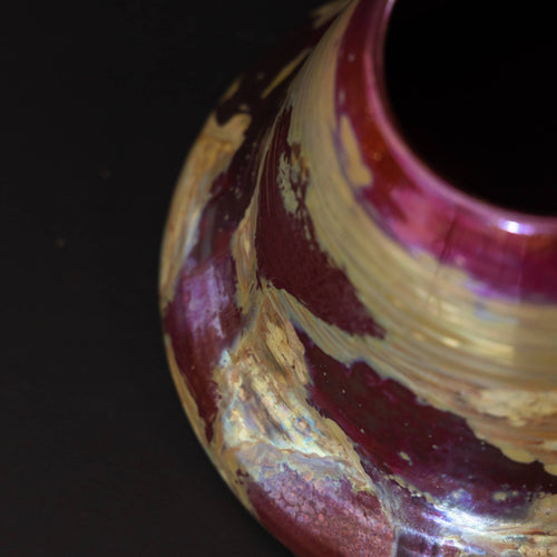 Vase sig. Clément Massier Golfe-Juan, L. Levy, around 1890