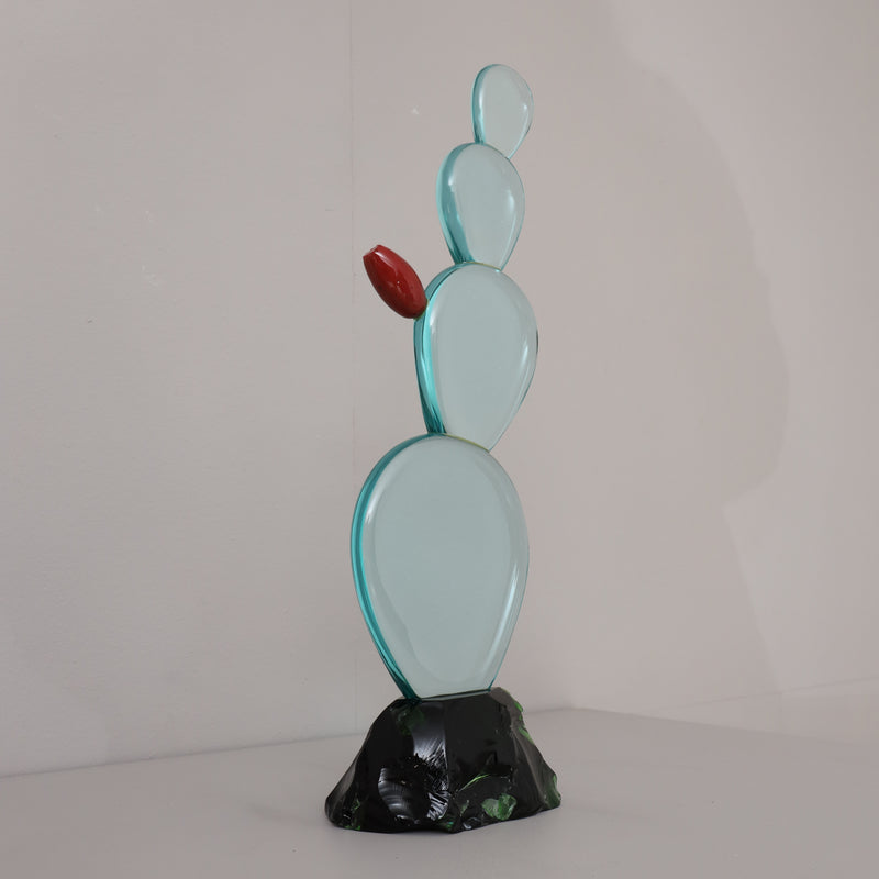 Abstract Italian Art Glass Sculpture