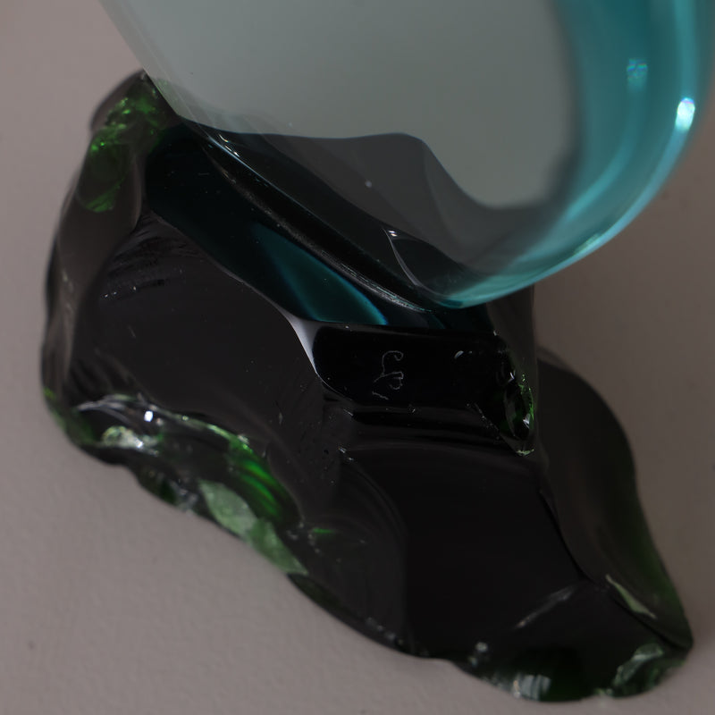 Abstract Italian Art Glass Sculpture