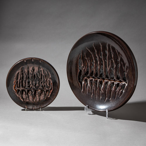 Set of Two Ceramic Bowls by Nereo Boaretto (1914-1977), Italy, 1972