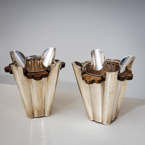 Pair of “Camille” Champagne Coolers from the “Follies” Series by Bořek Šípek for Driade, Italy, 1991