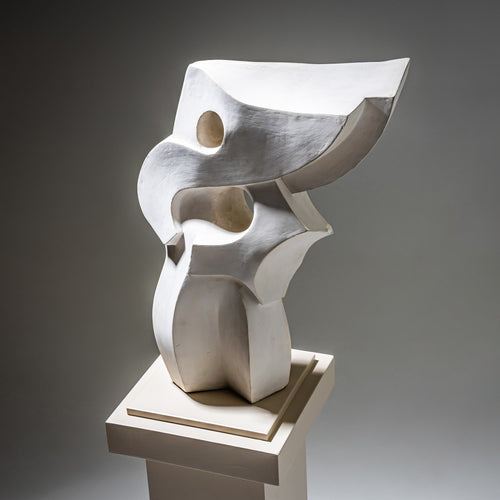 White Coral-Form Ceramic Sculpture, Limoges, France, 20th Century