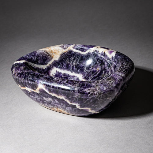 Gemstone Bowl - Amethyst, by Helmut Wolf (*1940 Idar Oberstein)