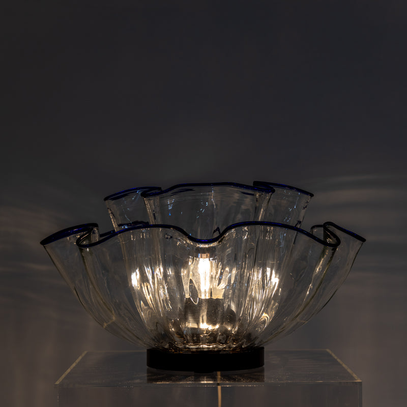 "Fazzoletto" Italian Art Glass Table Lamp