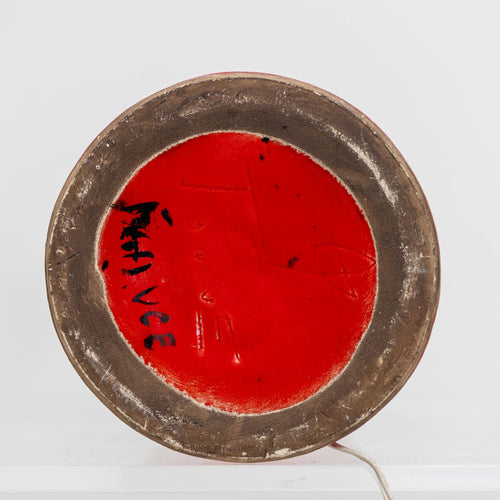 Single Ceramic Table Lamp attributed to Georges Jouve