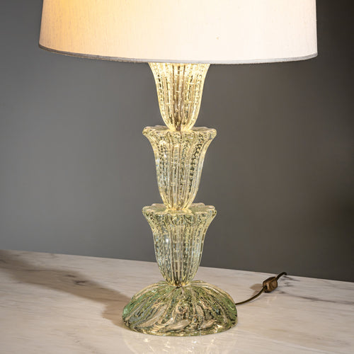 Table Lamp, attributed to Barovier & Toso, Italy, 1940s