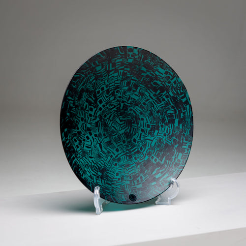 Murrine Glass Plate by Santillana for Venini, Italy 1997