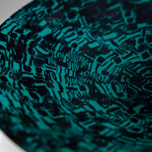 Murrine Glass Plate by Santillana for Venini, Italy 1997