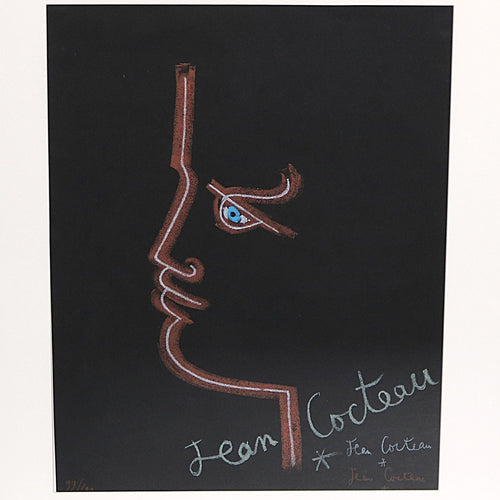 "Orpheus" A lithograph by Jean Cocteau, France