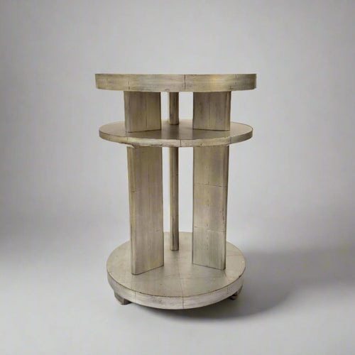Art Deco Period Silver Gilded Table France circa 1930
