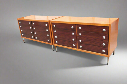 Pair of Italian Modernist Chest of Drawers