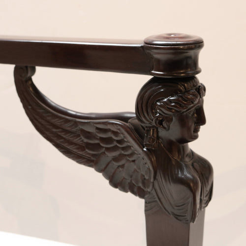 Pair of Empire Armchairs with Caryatids by Henri Jacob, France circa 1800-05
