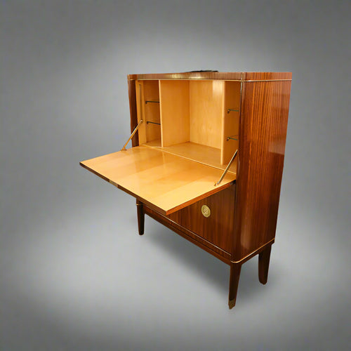 Art Deco Bar Cabinet by De Coene Frères, Belgium 1930