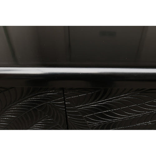 Ebonized Italian Modernist Chest of Drawers
