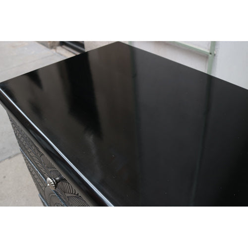 Ebonized Italian Modernist Chest of Drawers