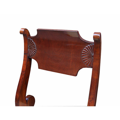 Set Six Neoclassical Mahogany Chairs circa 1840