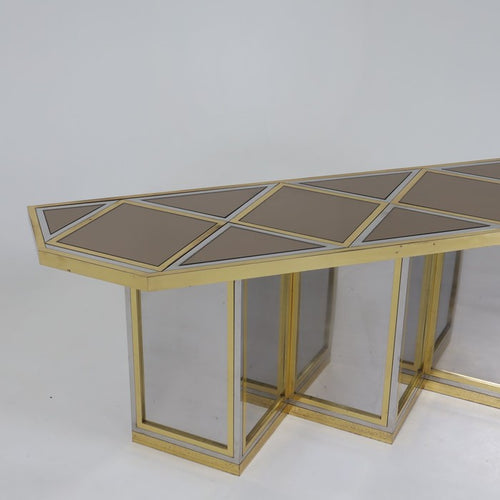 Italian Modernist Brass Console